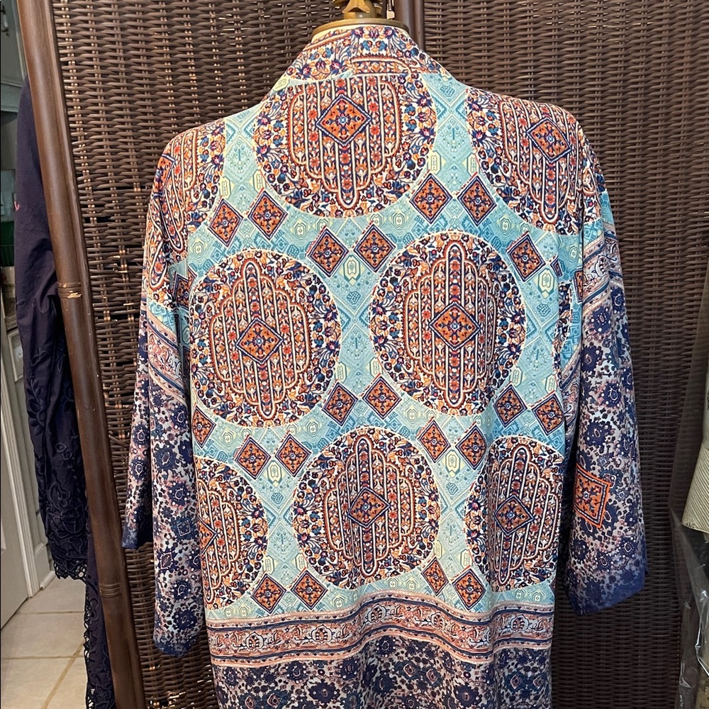 Blush Multicolor Patterned Jacket - Picture 5 of 7